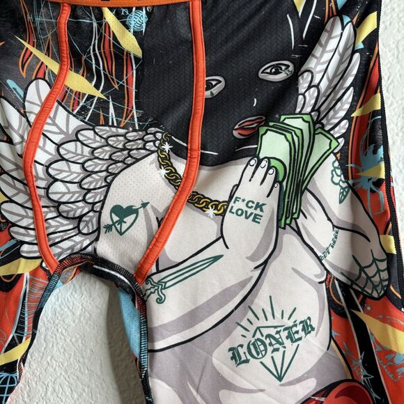 NWT PSD LOVE SUCKS Loner Person with Wings Mens Boxer Briefs Standard Length XL - Picture 4 of 6